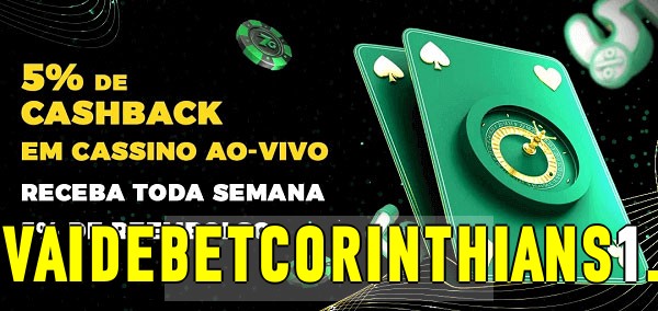 Promoções do cassino ao Vivo vaidebetCorinthians 